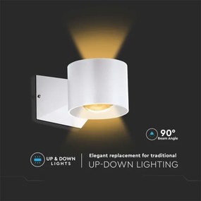 Aplică LED de exterior LED/5W/230V 4000K IP65 alb