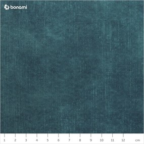 Canapea albastră din catifea 220 cm Adagio - Scandic
