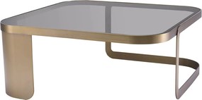 Masuta de cafea design elegant LUX Numa, alama periata 116296 HZ