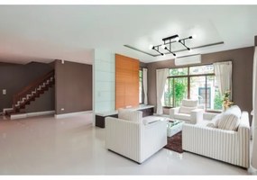 Eglo 98035 - Lustră aplicată BELSIANA 8xE27/40W/230V negru