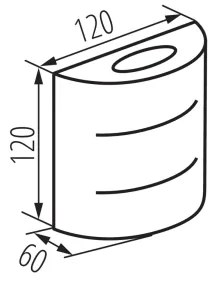 Kanlux 39183 - Aplică de perete LED pentru exterior REFAZI LED/6W/230V IP54 albă