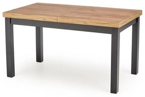 Set masa extensibila Tiago L140-220 cm + 4 scaune Toledo 2 verde/stejar miere