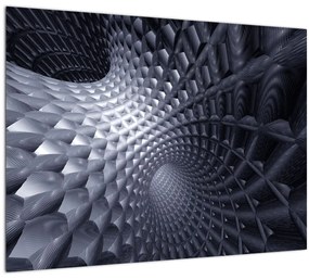 Tablou pe sticlă - Abstract 3D (70x50 cm)