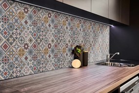 Panou de perete bucatarie Patchwork turcesc