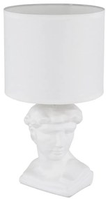 Lampă de masă Globo 21732W HERMES 1xE14/40W/230V alb