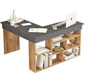 Birou Cilo Anthracite și Atlantic Pine