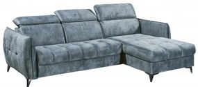 Coltar ext. Togo, Stanga - Dreapta, Smoke Blue, 2600 x 820 х 1760 mm.
