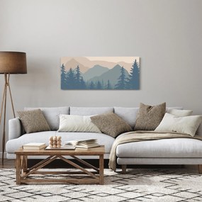 Tablou - Munții Turcoaz N⁰2 (120x50 cm)