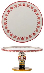 Platou etajat din gresie cu model de Crăciun Jolly – Bloomingville