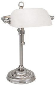 Veioza/Lampa de masa stil clasic HARVARD satin/alb