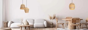 Lustra design natural din ratan Vendo natur 28cm