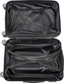 Valiză medie TravelLux Pro cu hardtop 42x65x24 cm gri închis