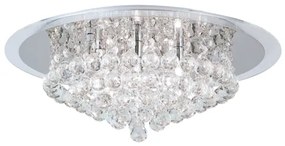 Plafonieră de cristal Orion DLU 2378/6/50 GLORIA 6xG9/40W/230V d. 50 cm crom