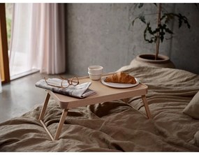 Măsuță auxiliară din lemn de frasin 32x49,5 cm Inu – Zone