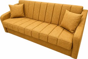 Canapea ALEX extensibila, 3 locuri, cu lada de depozitare, stofa bej, 220x90x90 Bej