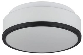 Plafoniera baie cu protectie IP44 Cheese 29cm, negru