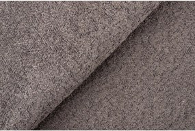 Modul pentru canapea gri cu tapițerie din stofă bouclé (cu colț pe partea stângă ) Roxy – Scandic