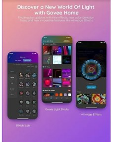 Bandă LED Govee Wi-Fi RGBIC Smart PRO 5m