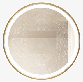 Oglinda led, Rotunda, 70cm, Rama Rose Gold, Esn06