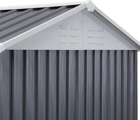 Căsuță de grădină Avenberg NORMAN 2,45 × 1,75 m, GRI/ALBĂ