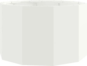 vidaXL Jardinieră Alb 60 x 60 x 35 cm Oțel