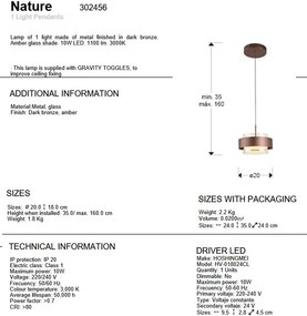 Lustra/ Pendul LED design modern Nature