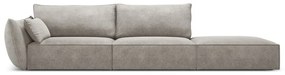 Șezlong gri deschis (cu colț pe partea stângă ) Vanda – Mazzini Sofas