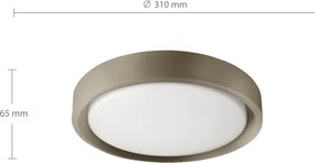 Brilagi - Plafonieră LED MATTEO LED/24W/230V Ø 31 cm taupe