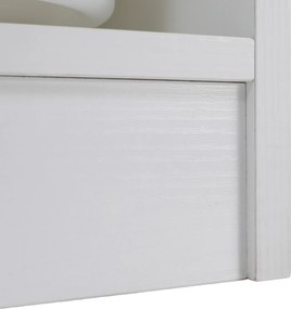 Organizator cu cutii de depozitare, alb, TRIMAL
