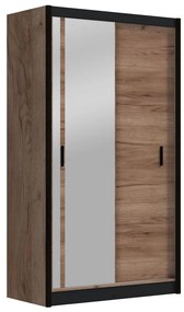Dulap cu oglindă SABRINA 120x215 cm, stejar craft