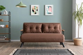 Canapea pat Sando 2 Light Brown