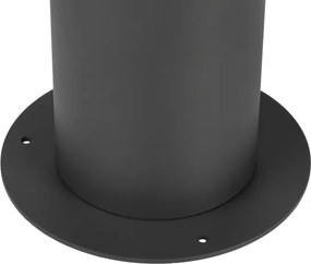 Kanlux 46086-Lampă de exterior cu senzor STONO 1xE27/15W/230V 80 cm IP65 antracit