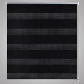 Jaluzea tip zebra, 140 x 175 cm, negru Negru, 140 x 175 cm