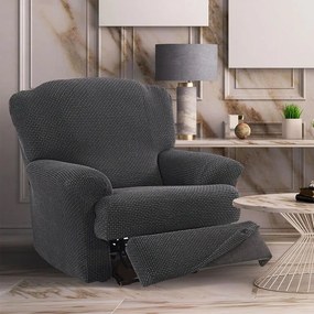 Nueva Textura Huse care se întind foarte bine NIAGARA antracit fotoliu de relaxare (l. 70 - 90 cm)