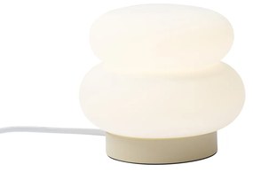Lampă de masă Japandi bej cu sticlă opal 15cm - Miele