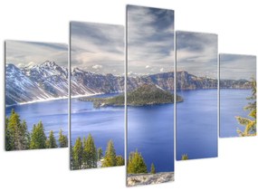 Tablou lacul montan (150x105 cm)
