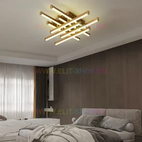 Lustra LED Cu Telecomanda, Elit's Esn174 - 8-GD, 160w