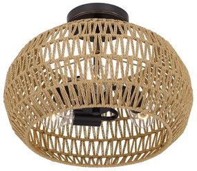 Quoizel QZ-CASABLANCA-3SF-PBZ - Plafonieră CASABLANCA, 3x E27/60W/230V