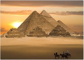Tablou - Piramidele (70x50 cm)