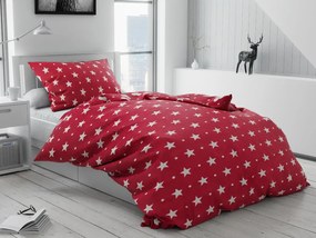 Lenjerie de pat bumbac Lovestar rosie