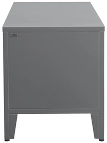 Pantofar gri cu bancă din metal Salino – Støraa