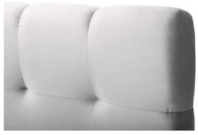 Pat boxspring gri deschis cu spațiu de depozitare 160x200 cm Bali – Cosmopolitan Design