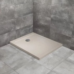 Cadita dus dreptunghiulara Radaway Doros F Stone 140x80 cm acril casmir