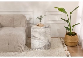 Măsuță laterală KUP 50x45 cm decor marmorat