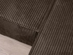 Coltar in forma de U SMART COSARO 295x140 cm, maro inchis