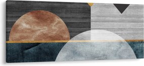 Tablou - Forme și texturi (120x50 cm)