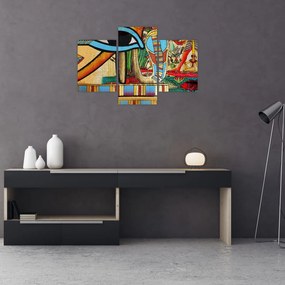 Tablou- Pictură egipteană (90x60 cm)