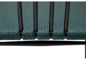 Scaun de dining negru/turcoaz Sava – DAN-FORM Denmark