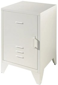 Noptieră Metalică, Albă (Metal) – BRONXX – Vipack