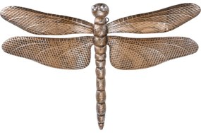 Decorațiune metalică de perete Dragonfly, 49 x 33x 2 cm, model II